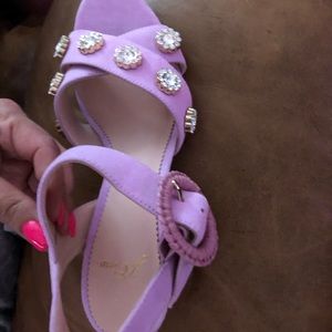 J. Crew baby pink penny’s  Sandals size 7